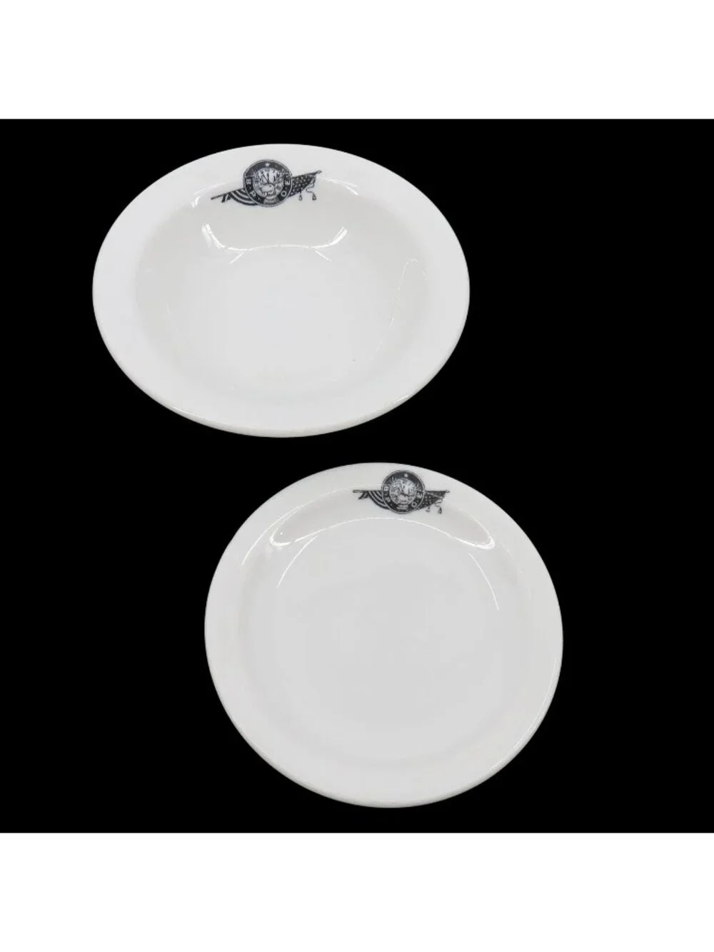 McNichol China Elks Lodge BPOE Bowl Plate Set Clarksburg VA Made in USA Vintage